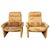 Mid-Century Swiss DS-50 Leather Lounge Chairs by de Sede, 1970s, Set of 2 For Sale - Image 3 of 15