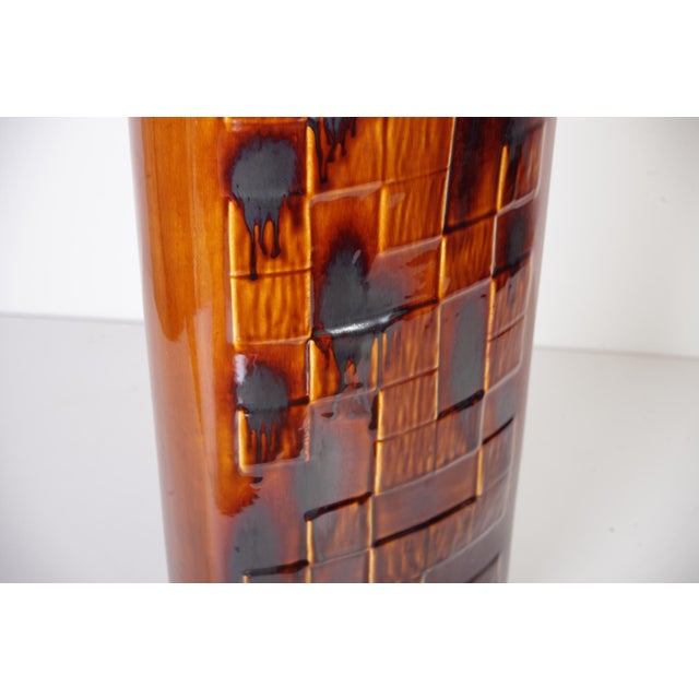 Large Ceramic Floor Vase from Ditmar Urbach, Former Czechoslovakia, 1948 For Sale - Image 12 of 14