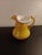 STUNNING VTG Kanawha Yellow Cased Glass 5" Miniature Pitcher. This vintage Kanawha miniature pitcher is a stunning...