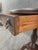 Mid 20th Century Vintage Mahogany Drop Leaf Entry Table | Federal Style Pedestal Side Table For Sale - Image 5 of 7