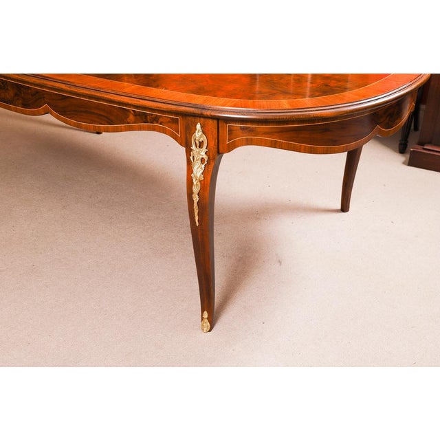 Antique French Louis Revival Ormolu-Mounted Dining Table, 1920 For Sale - Image 15 of 18