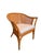 Vintage McGuire Style Rattan & Cane Barrel Back Armchairs, C. 1980s For Sale - Image 4 of 16