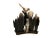 Intricate Italian Mid Century Bird on Cactus Animal Horn Sculpture. This one of a kind sculpture is made of hand carved...