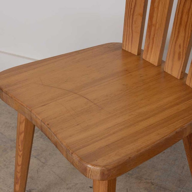 1970s Pine Dining Chairs by Goran Malmvall, Sweden, Set of 4 For Sale - Image 12 of 12