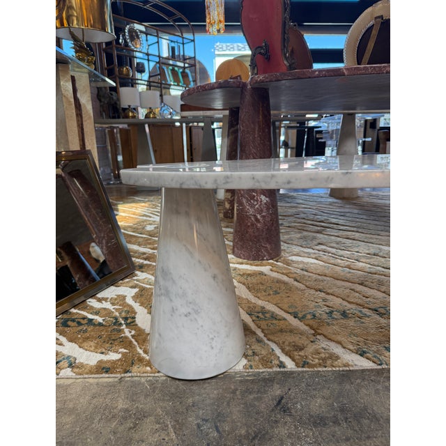 1970s Angelo Mangiarotti “Eros” White Marble Coffee Table, Italy, 1970s For Sale - Image 5 of 10