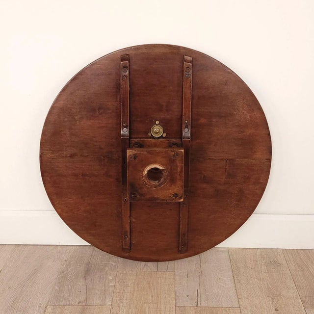 Round Birdcage Georgian Fruitwood Tea Table, Circa 1780 For Sale - Image 10 of 11