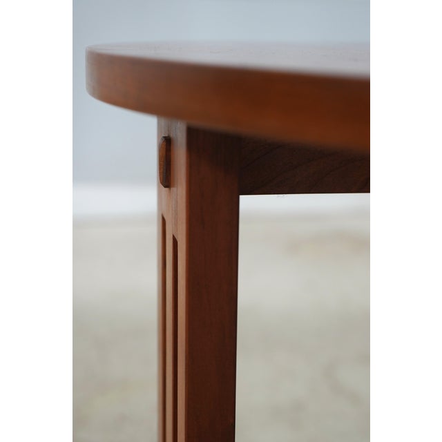 Stickley Round Cherry End Table Mission Style For Sale In Philadelphia - Image 6 of 14