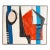 1950s Abstract Oil on Canvas Painting by Charles Mussett For Sale