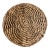 1980s Large Round Wall Hanging Natural Woven Raffia For Sale
