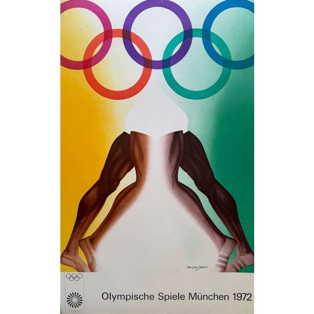 Munich 1972 Olympic Games Poster from Allen Jones, 1970s For Sale - Image 10 of 12