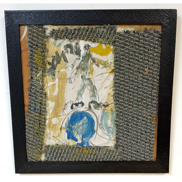 Purvis Young "Walking on the World" Mixed-Media Assemblage on Found Wood For Sale - Image 10 of 11