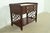 Late 20th Century Baker Furniture Historic Charleston Chippendale Carved Mahogany Rolling Buffet Server or Bar Cart For Sale - Image 5 of 12