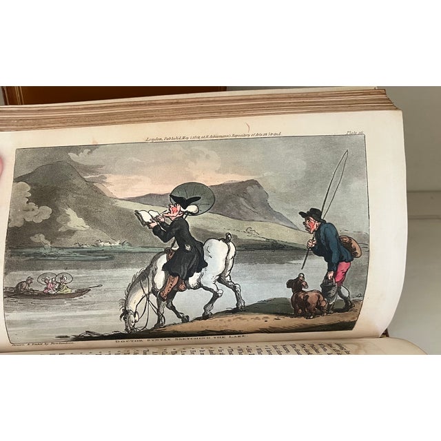Fine Leather Bindings - Books by William Combe - The Three Tours of Reverend Doctor Syntax - 3 Volumes For Sale - Image 14 of 18