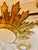 Gold Large Spanish Gilt Gold Crown Flush Mount, 1950 For Sale - Image 8 of 9