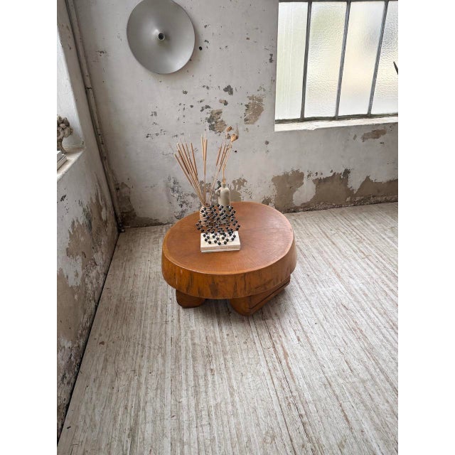 Brutalist Brutalist Log Coffee Table, 1950s For Sale - Image 3 of 18
