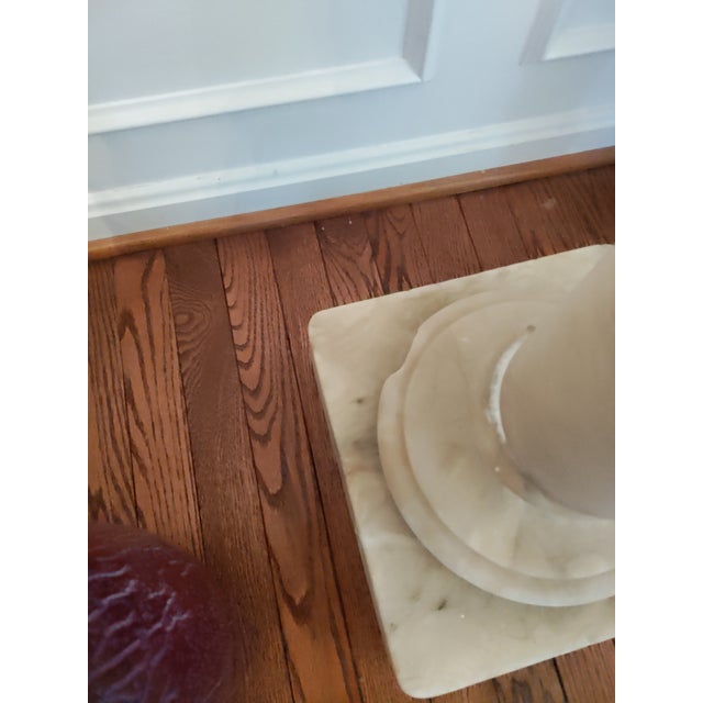 Antique 19th C. Italian Marble Pedestal For Sale - Image 4 of 4