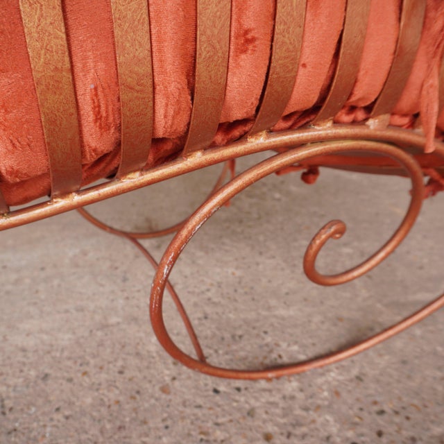 Scrolled Lounger by André Dubreuil For Sale - Image 13 of 18