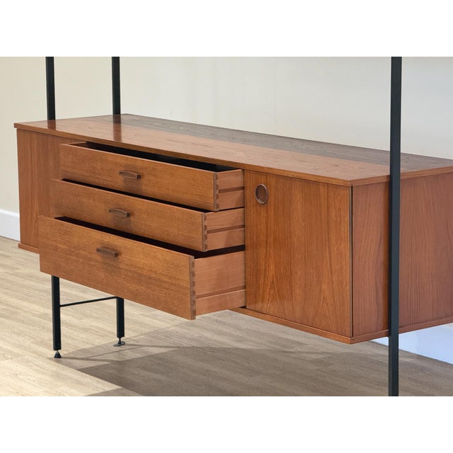 Teak Modular Bookcase by Avalon, England, 1960, Set of 3 For Sale - Image 9 of 13