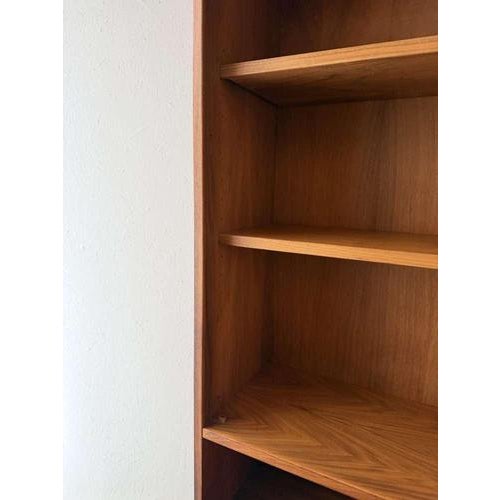 Vintage Teak Wall Cabinet with Display Case, 1960s For Sale - Image 6 of 16