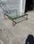 Hollywood Regency Mid 20th Century Hollywood Regency Neoclassical Brass & Faux Tortoise Bamboo Coffee Table With Glass Top For Sale - Image 3 of 12