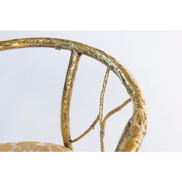 Brass Chair by Samuel Costantini For Sale - Image 12 of 15