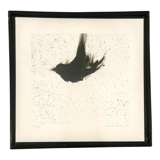 Ross Bleckner "Single Bird (State)" Signed Artist's Proof Lithograph, 1999 For Sale