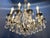 Silver Vintage Crystal Chandelier, Italy, 1960s For Sale - Image 8 of 10