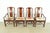 Henredon Hollywood Regency Chinoiserie Sculpted Mahogany Dining Chairs, Set of Eight For Sale - Image 11 of 17