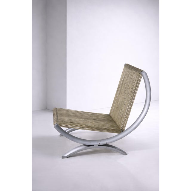 Ferrotipi Low Armchairs Prototype from G. Malacrida & P.Resmini, 1968, Set of 2, in Very Good conditions. Designed 1960 to...