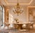 Large 20th Century Chandelier in Bronze and Crystal For Sale - Image 16 of 17