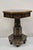 Antique Chinoiserie Hand Painted Pedestal Base Oriental Sewing Stand Side Table For Sale - Image 12 of 12