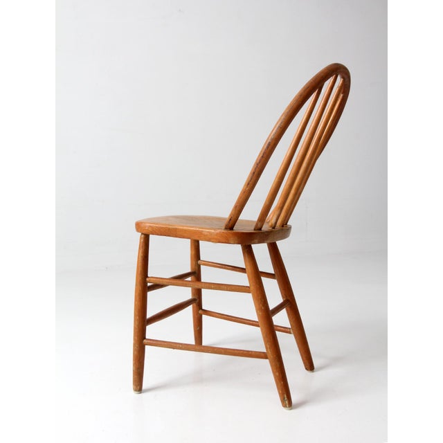 Vintage Windsor Farmhouse Dining Chair For Sale - Image 11 of 17