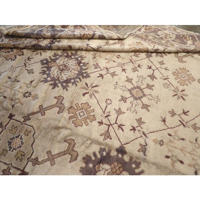 Galerie Shabab Collection Early 20th Century Turkish Oushak Rug For Sale - Image 10 of 10