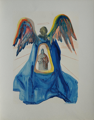 Salvador Dali, Dante purifié, Etching