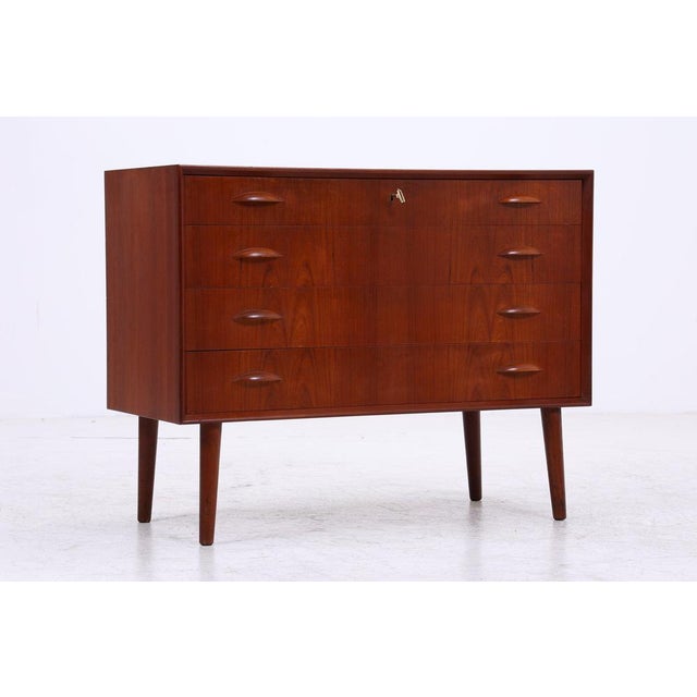 Vintage Danish Teak Chest of Drawers by Johannes Sorth, 1960s For Sale - Image 4 of 15