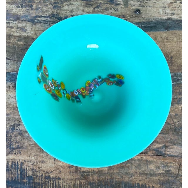 Vintage Italian Murano Glass Bowl For Sale - Image 9 of 12