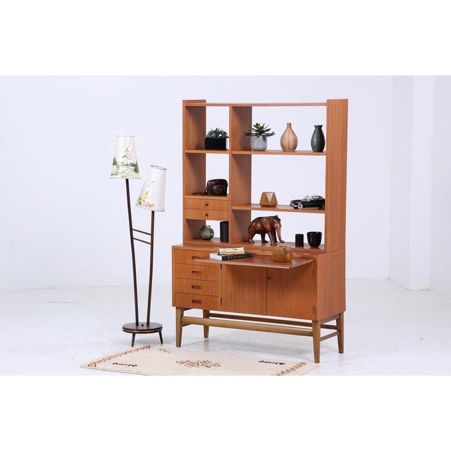 Mid-Century Bookcase with Sliding Doors, 1960s For Sale - Image 11 of 11