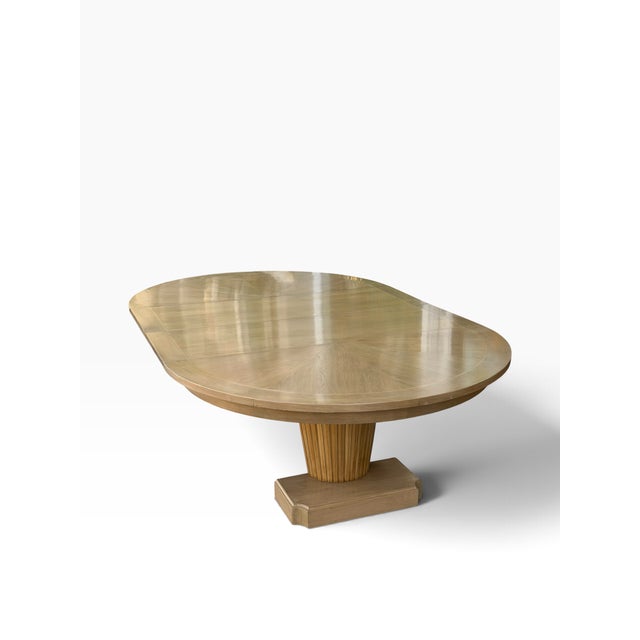 Nancy Corzine Art Deco Style Nancy Corzine Dining Extension Table For Sale - Image 4 of 7