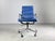 Postmodern EA 219 Office Chair in Soft Pad Blue Leather by Charles & Ray Eames for Vitra For Sale - Image 3 of 10
