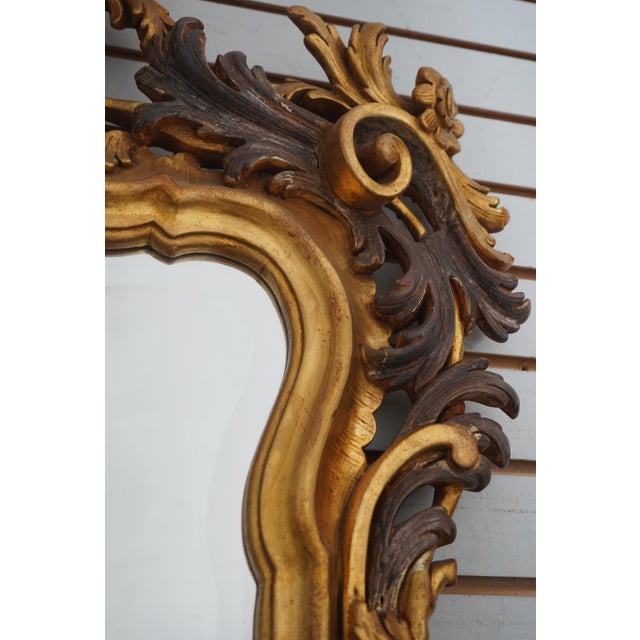 Chelin Giovanin Ornate Gold Frame Italian Wall Mirror For Sale In Philadelphia - Image 6 of 14