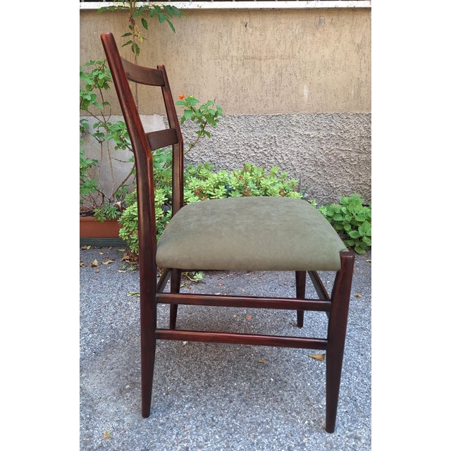 Vintage Lightweight Chairs by Gio Ponti for Cassina, 1950s, Set of 6 For Sale - Image 6 of 8