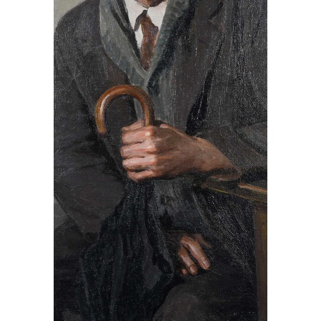 Realism Mid 20th Century William John Edmondson Painting For Sale - Image 3 of 7
