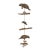 1960s Florida Coastal Sea Shells Manatee Mobile Sculpture For Sale
