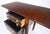 Solid flame Mahogany Turned Legs 3 Drawer Drop Leaf Sewing Stand Cabinet MINT For Sale - Image 9 of 13