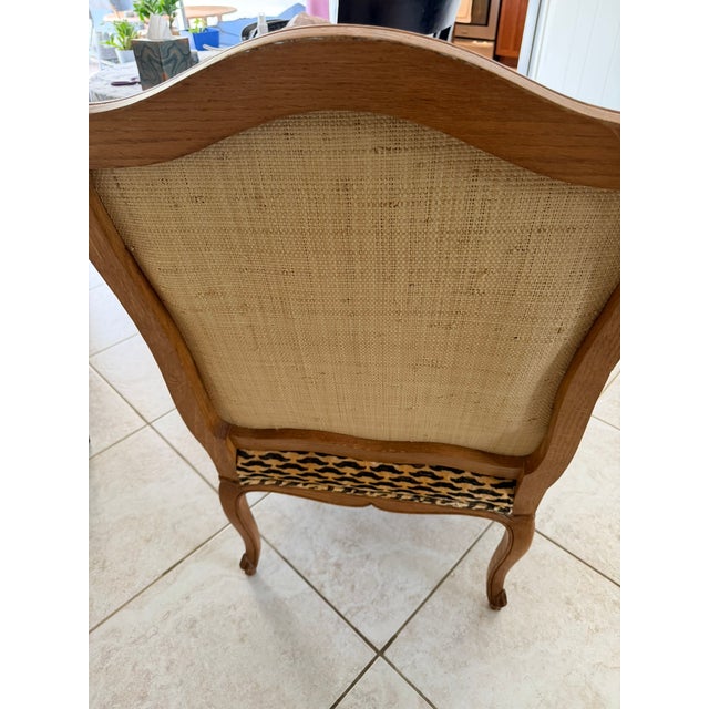 Mid 20th Century French Louis XV Style Fauteuil Armchairs (2) For Sale - Image 10 of 10