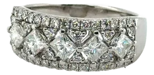 Late 20th Century Leo Diamond Band, Size 8