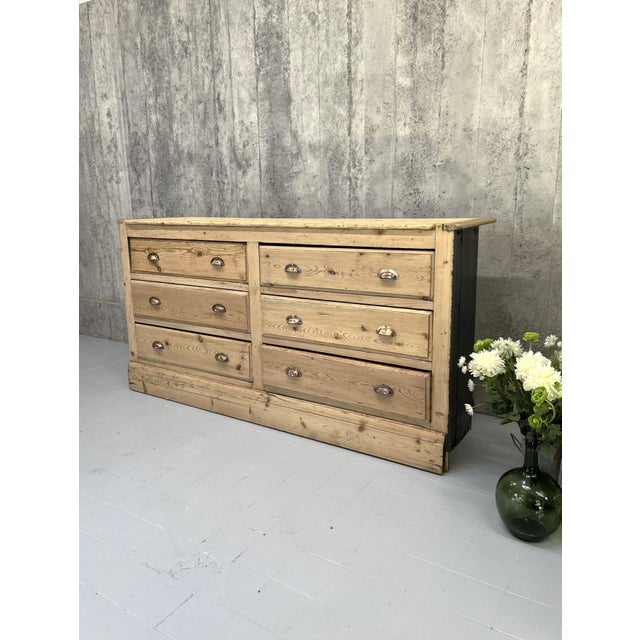 Dimensions: 202.25cm wide x 52cm deep x 101cm high. Drawers measure 84.5cm wide x 40.5cm deep x 17.5cm high This fabulous...