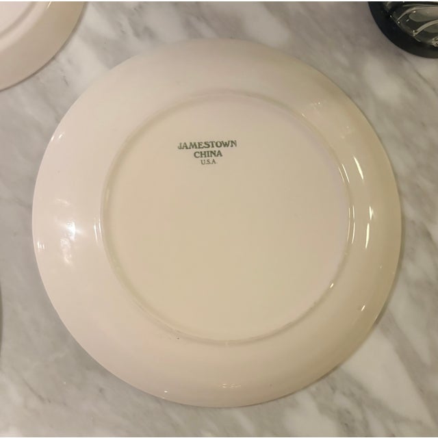 Ceramic Mid-20th Century Modern Mixed Stoneware Wall Plate Curation- Set of 5 For Sale - Image 7 of 14