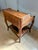 Wood Antique French Walnut Step Down Side Table With Shelf For Sale - Image 7 of 10