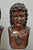 Late 20th Century Late 20th Century Classical Maitland Smith Style Carved Mahogany Wood Bust on Alabaster - A Pair For Sale - Image 5 of 15